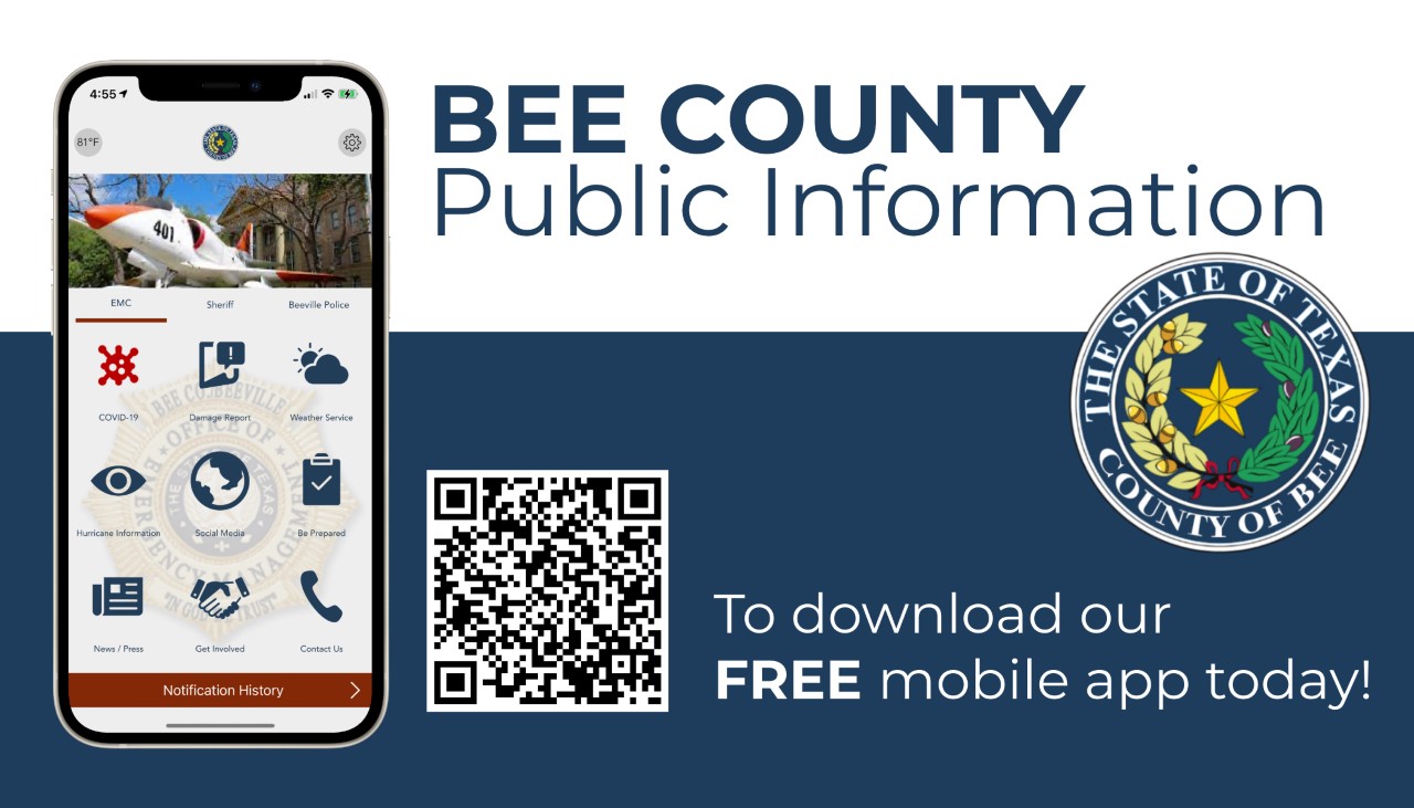 Bee County Public Information Mobile App graphic